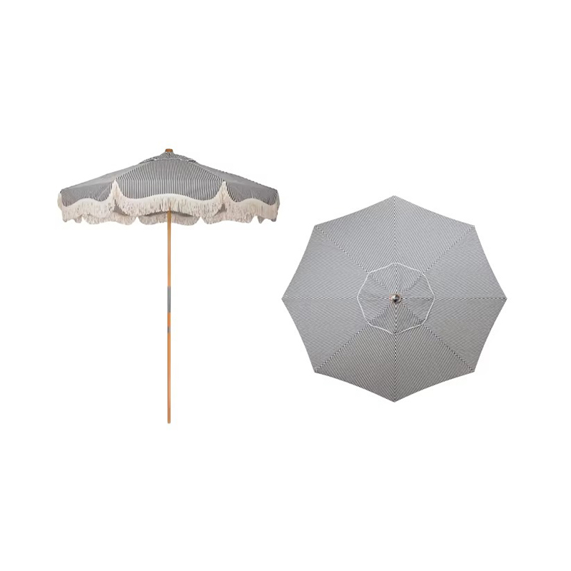 Semi-automatic tassel litus umbrella